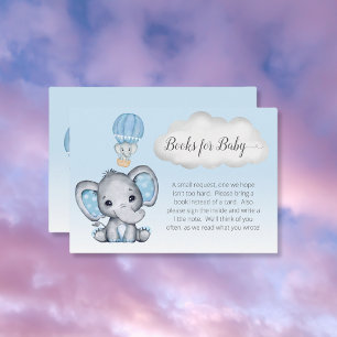 Elephant Hot Air Balloon Bücher für Baby Boy Begleitkarte