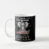 Elephant I Have Schizophrenia I Dont Have The Ene Kaffeetasse (Links)