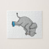 Elephant Ice Skaten Ice Skate Puzzle (Horizontal)