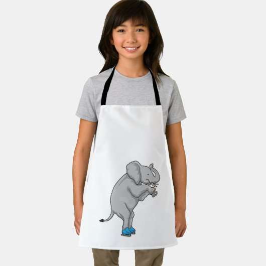 Elephant Ice Skaten Ice Skate Schürze (Insitu)