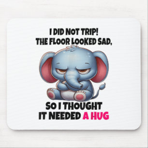 Elephant, ich bin nicht auf den Boden gereist sah Mousepad