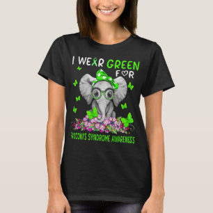 Elephant ich trage Grün für Fanconis Syndrom T-Shirt