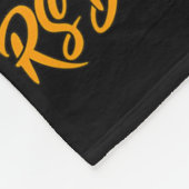 Elephant Ich trage Orange für meine Tante Rsd Crps Fleecedecke (Ecke)