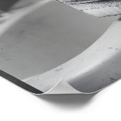 Elephant in Bathrobe Print, Funny Bathroom Art Poster (Ecke)