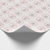 Elephant in Birthday Party Hat Geschenkpapier (Ecke)