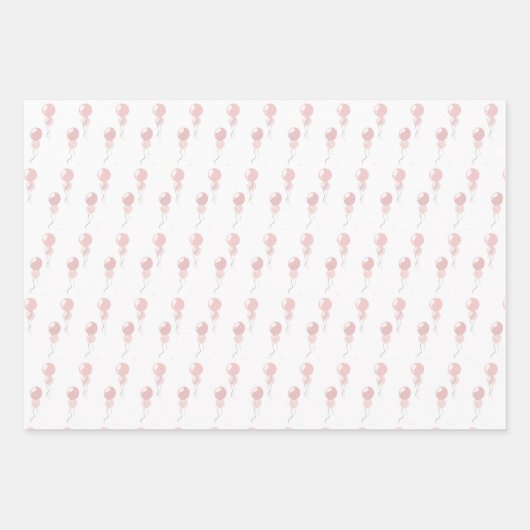 Elephant in Birthday Party Hat Geschenkpapier Set (Vorderseite 2)