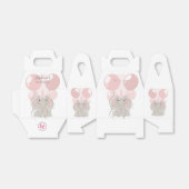 Elephant in Birthday Party Hat Geschenkschachtel (Ungefaltet)