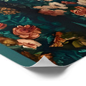 Elephant In Suit Poster, Elephant Portrait Poster (Ecke)