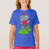 Elephant Inline Skaten Inline-Skate T-Shirt (Vorderseite)