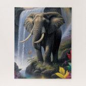 Elephant Jigsaw Puzzle (Vertikal)