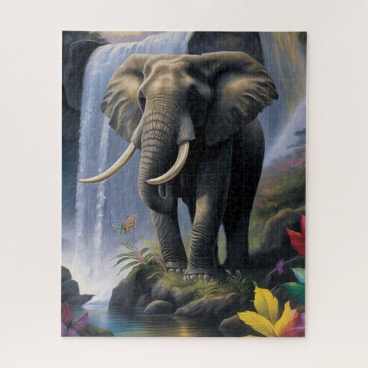 Elephant Jigsaw Puzzle (Vertikal)