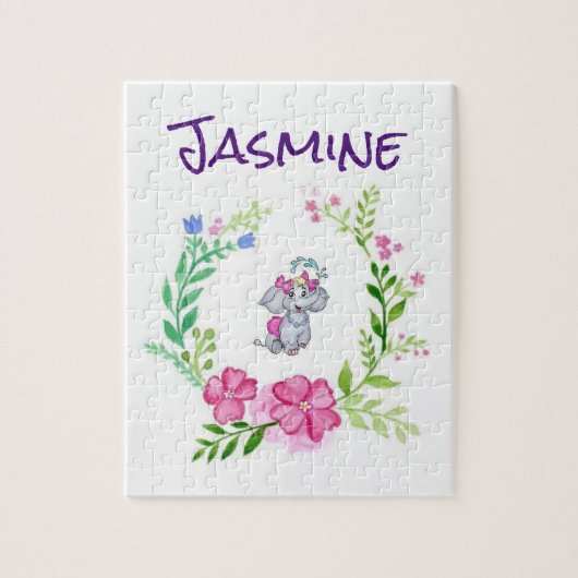 Elephant Jigsaw Puzzle (Vertikal)