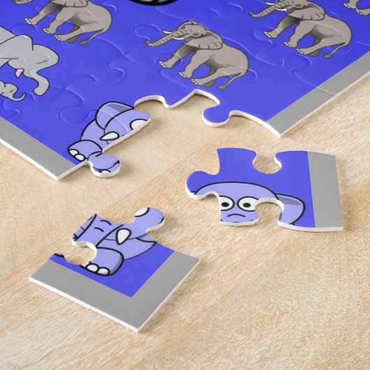 Elephant Jigsaw Puzzle (Seite)