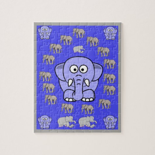 Elephant Jigsaw Puzzle (Vertikal)