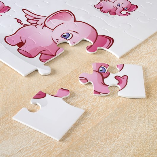 Elephant Jigsaw Puzzle (Seite)