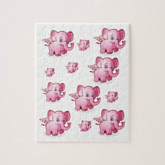 Elephant Jigsaw Puzzle (Vertikal)