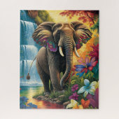 Elephant Jigsaw Puzzle (Vertikal)