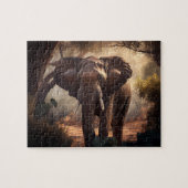 Elephant Jigsaw Puzzle - Dschungel (Horizontal)