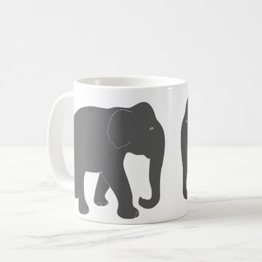 Elephant Kaffeetasse (Vorderseite Links)