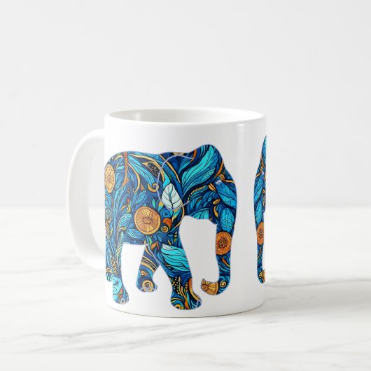Elephant Kaffeetasse (Vorderseite Links)
