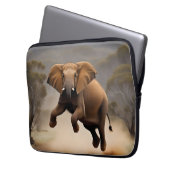 Elephant Kangaroo Hop Laptopschutzhülle (Vorderseite Links)