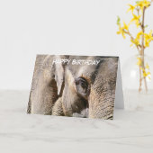 ELEPHANT KARTE (Gelbe Blume)