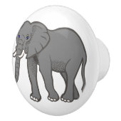 Elephant Keramik Möbelknöpfe Keramikknauf (Rechts)