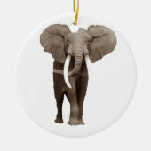 Elephant Keramik Ornament (Vorne)