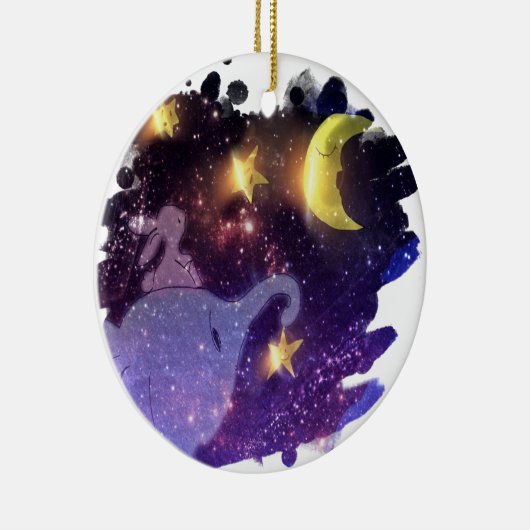 Elephant Keramik Ornament (Rechts)