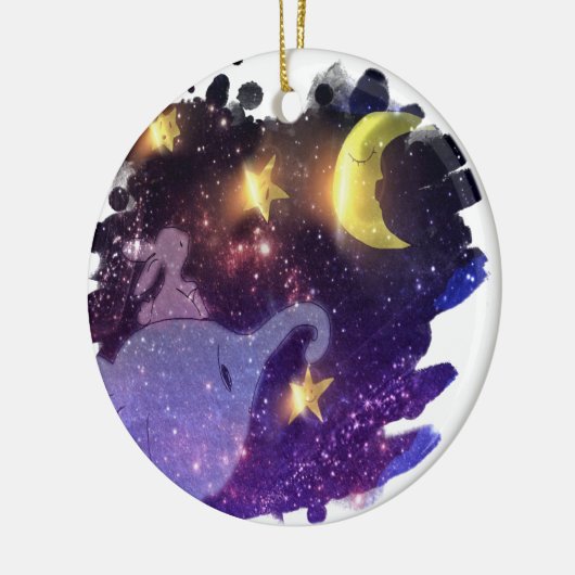 Elephant Keramik Ornament (Links)