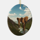 Elephant Keramik Ornament (Rechts)