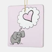 Elephant Keramikornament (Links)