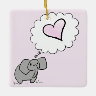 Elephant Keramikornament