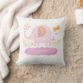Elephant Kinderzimmer Pillow Kissen (Decke)