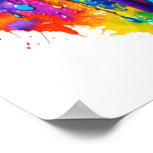 Elephant Kinderzimmer Poster (Ecke)