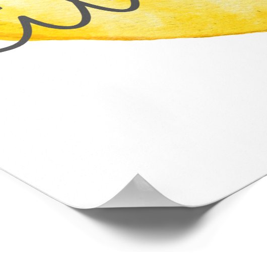 Elephant Kinderzimmer Poster (Ecke)