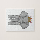Elephant King Crown Puzzle (Horizontal)