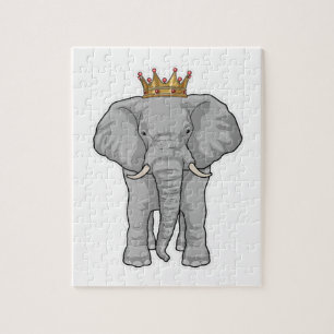 Elephant King Crown Puzzle
