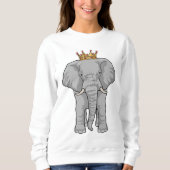 Elephant King Crown Sweatshirt (Vorderseite)