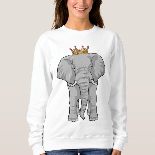 Elephant King Crown Sweatshirt (Vorderseite)