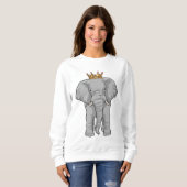 Elephant King Crown Sweatshirt (Vorne ganz)
