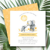 Elephant Kisses Baby Shower Einladung