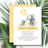 Elephant Kisses Gift Display Dusche Begleitkarte