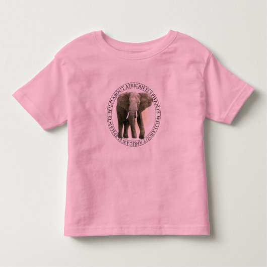Elephant Kleinkind T-shirt (Vorderseite)