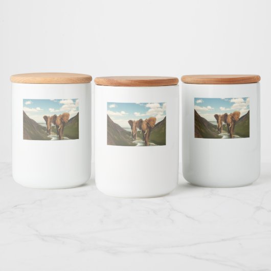 Elephant Lebensmitteletikett (Flaschen)