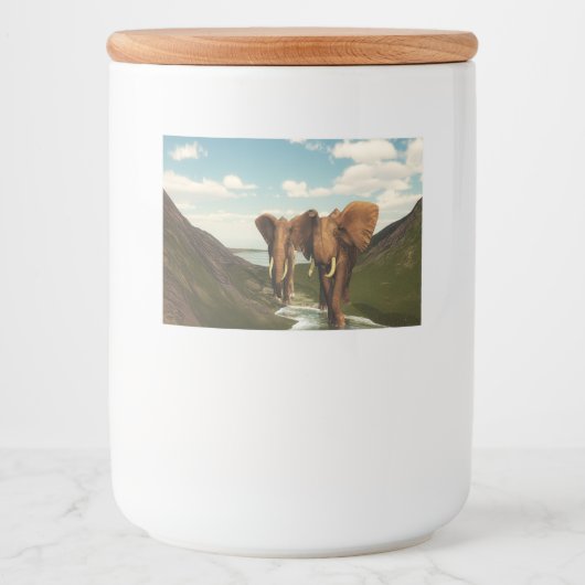 Elephant Lebensmitteletikett (Vorderseite)