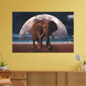 Elephant Leinwanddruck (Insitu (Wohnzimmer))