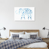 Elephant Leinwanddruck (Insitu (Schlafzimmer))