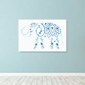 Elephant Leinwanddruck (Insitu (Holzboden))