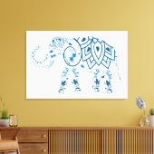 Elephant Leinwanddruck (Insitu (Wohnzimmer))